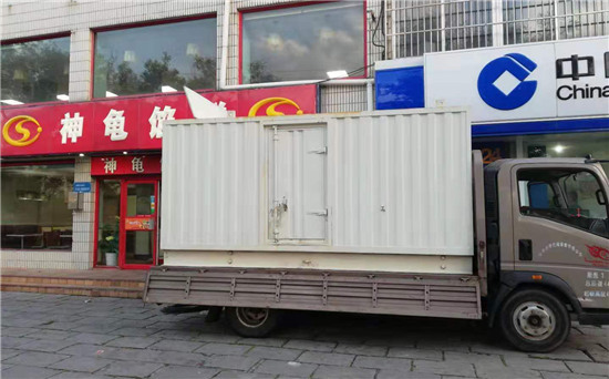 宝坻出租发电机施工案例